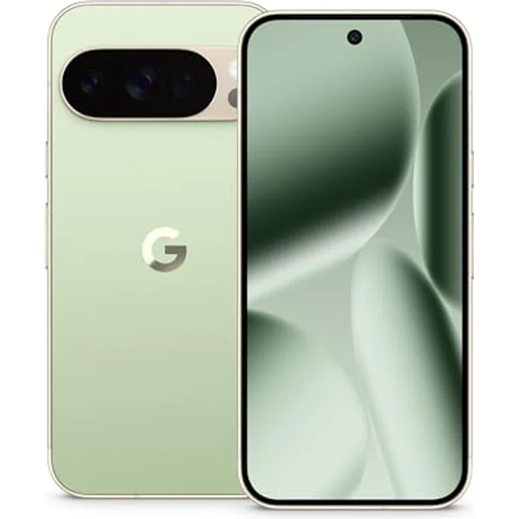 Google Pixel 10 Pro, Android-Smartphone ohne SIM-Lock, 256GB, Dreifach-Rückkamera, 6,3 Zoll Super Actua-Display, Jade, über 24 Stunden Akkulaufzeit – Bild 1
