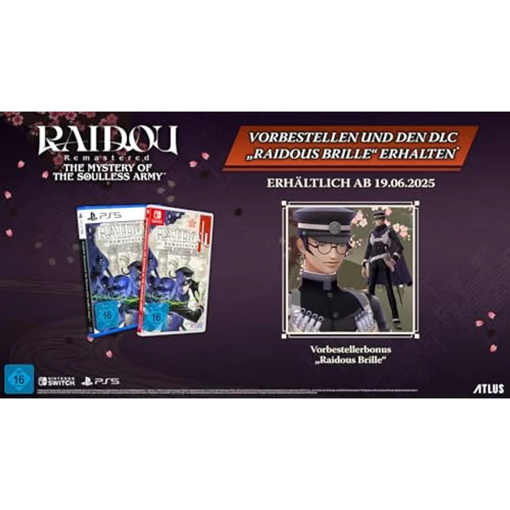 ATLUS Raidou: Remastered - The Mystery of the Soulless Army, überarbeitetes Action-RPG für Nintendo Switch mit DLC und neuer Sprachausgabe – Bild 2