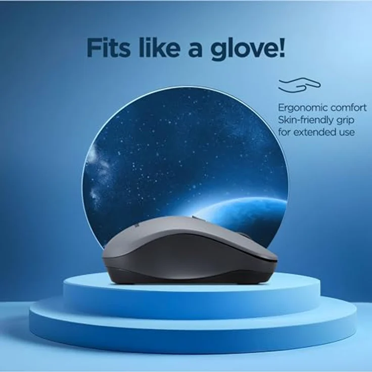 Lenovo WL310 Bluetooth Silent Mouse, kabellose Maus mit geräuschlosem Klicken, Acryl – Bild 2