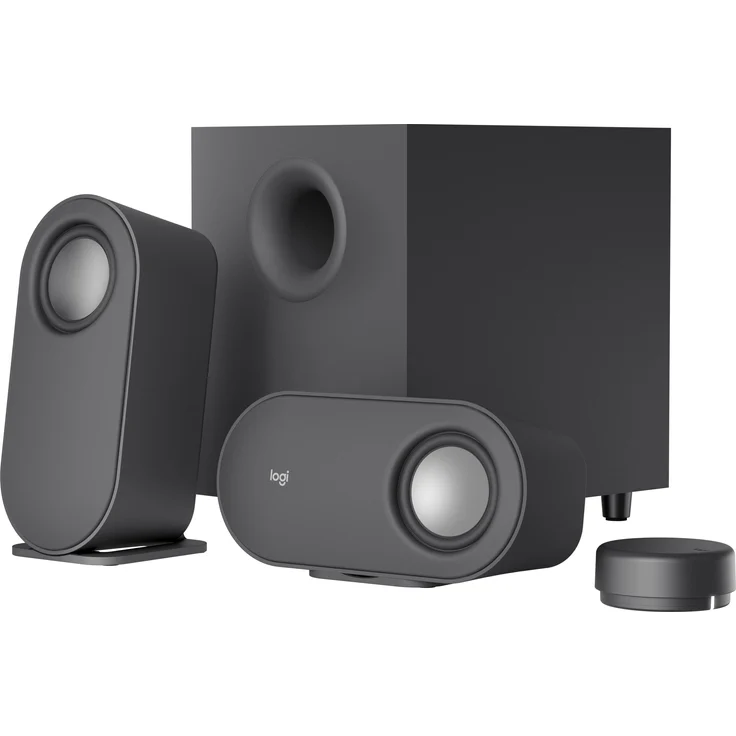 Logitech Z407, PC Lautsprecher mit Subwoofer, 30 Watt RMS, Schwarz, Bluetooth 5.0