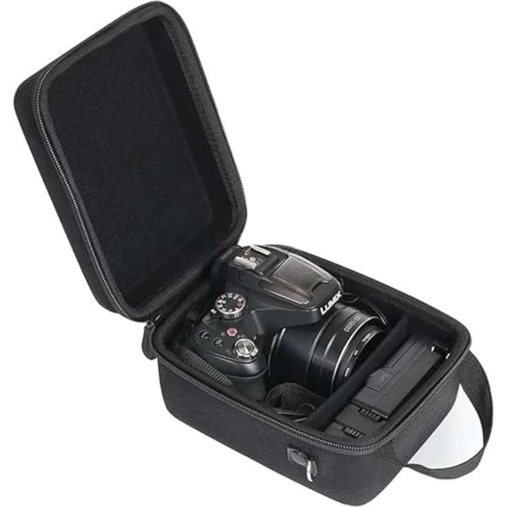 Aenllosi Hart Tasche für Panasonic Lumix FZ80D/FZ72/FZ82/FZ83, Stoßfest, Staub- und Wasserresistent, Innengröße 17*14*10CM – Bild 1