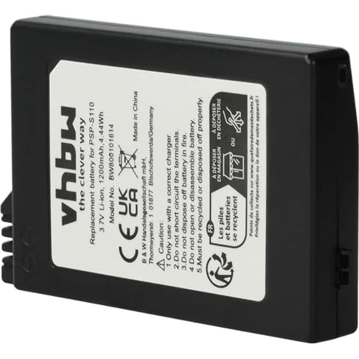 AKKUman Akku kompatibel Sony PSP 2.Generation 1200mAh – Bild 10