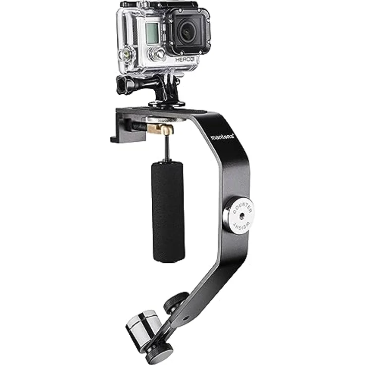 Mantona Schwebestativ für Action Cams mit 1-4 Zoll – Bild 5