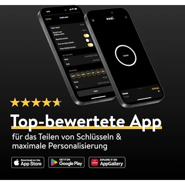 Nuki Smart Lock Ultra – WLAN integriert, Matter-kompatibel, Edelstahlgehäuse, superschnelle 1,5s-Automatik, Akku bis 6 Monate – Bild 6