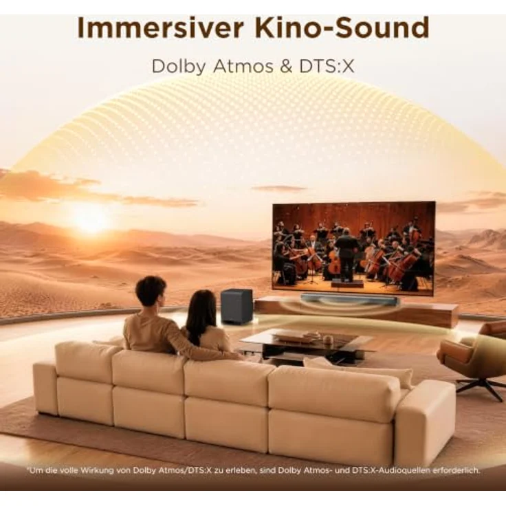 TCL S60K 3.1-Kanal Dolby Atmos Soundbar mit KI-Klangenpassung und DTS:X – Bild 4