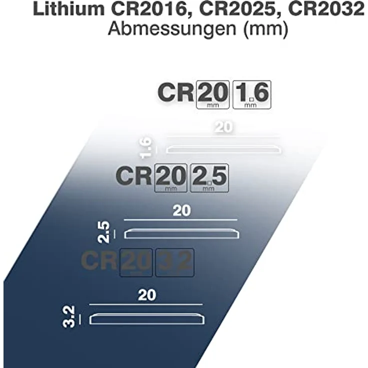 Camelion 13000600 Lithium CR Knopfzellen Set, 6-teilig Silber – Bild 5