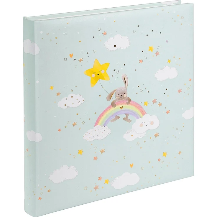 Goldbuch My Rainbow, Fotoalbum (30 x 31 cm) für 10 x 15 cm Fotos, 58 Seiten mit Pergaminschutz, mehrfarbig