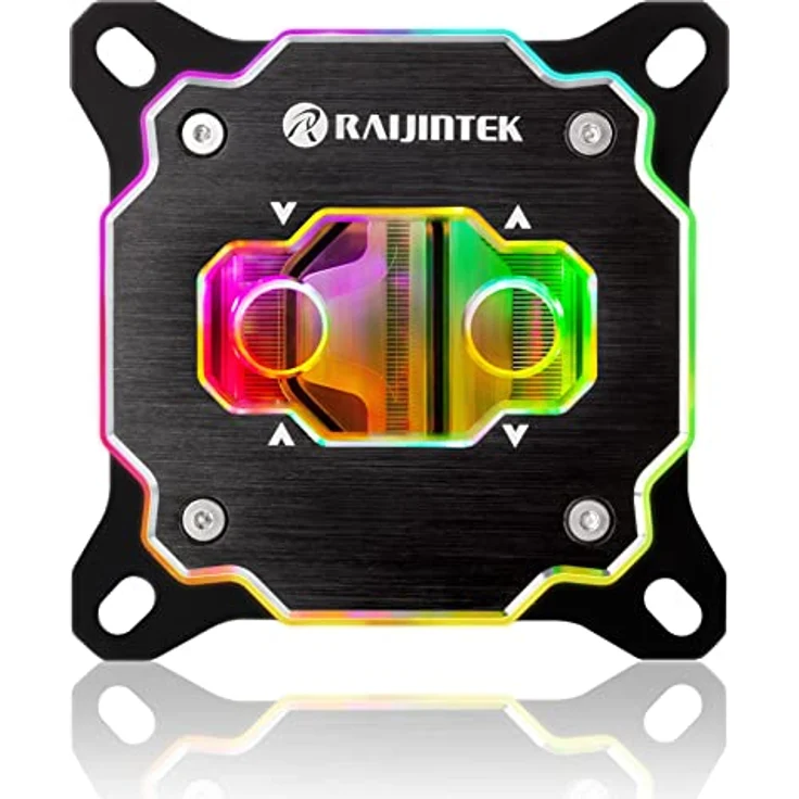 Raijintek Forkis Pro RBW CPU Wasserkühlung Block für Custom Wasserkühlung Set, CPU Kühler RGB Adressierbar, Kompatibel mit Intel und AMD CPU – Bild 3