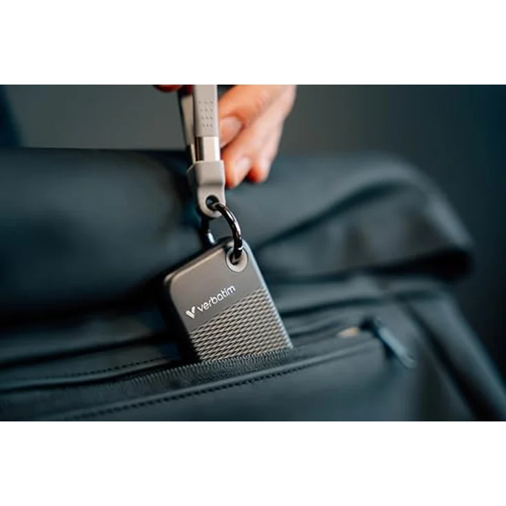 Verbatim Pocket SSD USB 3.2 Gen 2 1TB Black/Grey - Kompakte externe SSD mit 10 Gbps Übertragungsgeschwindigkeit – Bild 4
