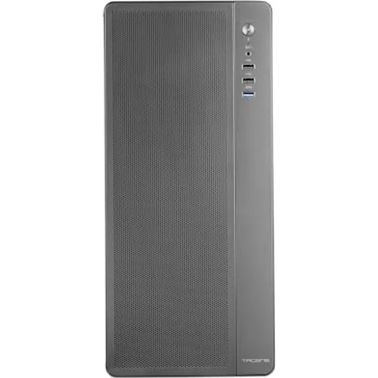 Tacens AERO Midi Tower PC-Gehäuse, ATX, schwarz, mit 1x 120mm Lüfter und USB 3.0 Anschluss – Bild 2