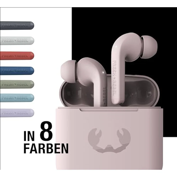 Fresh'N Rebel Twins Fuse True Wireless Earbuds - Smokey Pink (6 h, Kabellos) – Bild 7