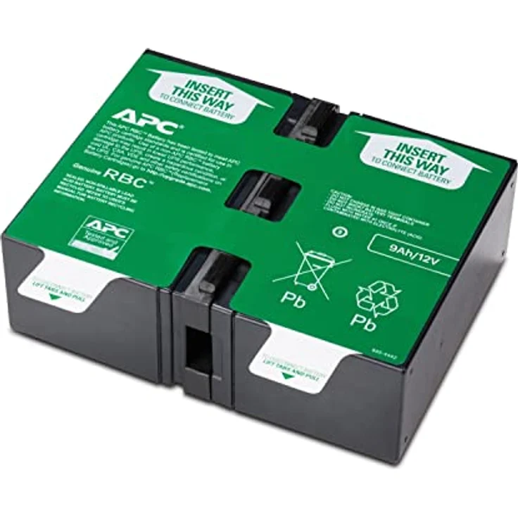 APC Replacement Battery Cartridge 165, Wartungsfreie Bleibatterie, 177Wh, 12V – Bild 2