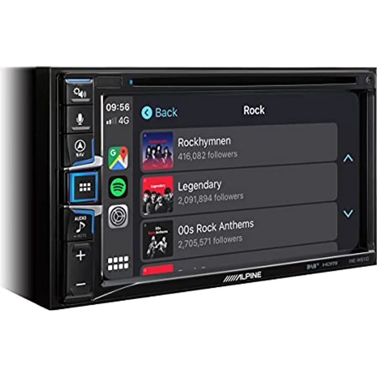 Alpine INE-W611D, Fahrzeug-Navigationssystem mit 6,5 Zoll Touchscreen, iGo Primo, Apple CarPlay und Android Auto, DAB+ Tuner, zwei USB-Anschlüsse, HDMI-Eingang – Bild 3