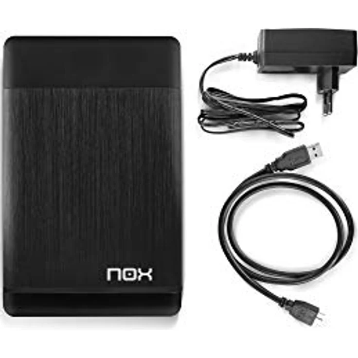 NOX NXLITEHDD35, Externe HDD-Box für 3,5" SATA-Festplatten, USB 3.0, Aluminium, Plug and Play, hohe Übertragungsrate bis 5 GB/s – Bild 4