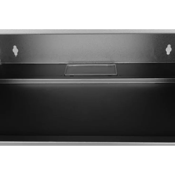 DIGITUS Netzwerkschrank SoHo Pro - 19-Zoll Rack 7 HE - Unmontiert - Wandmontage - 400 mm Tiefe - 327 mm Nutztiefe - Traglast 60 kg - Glastür - Schwarz – Bild 4