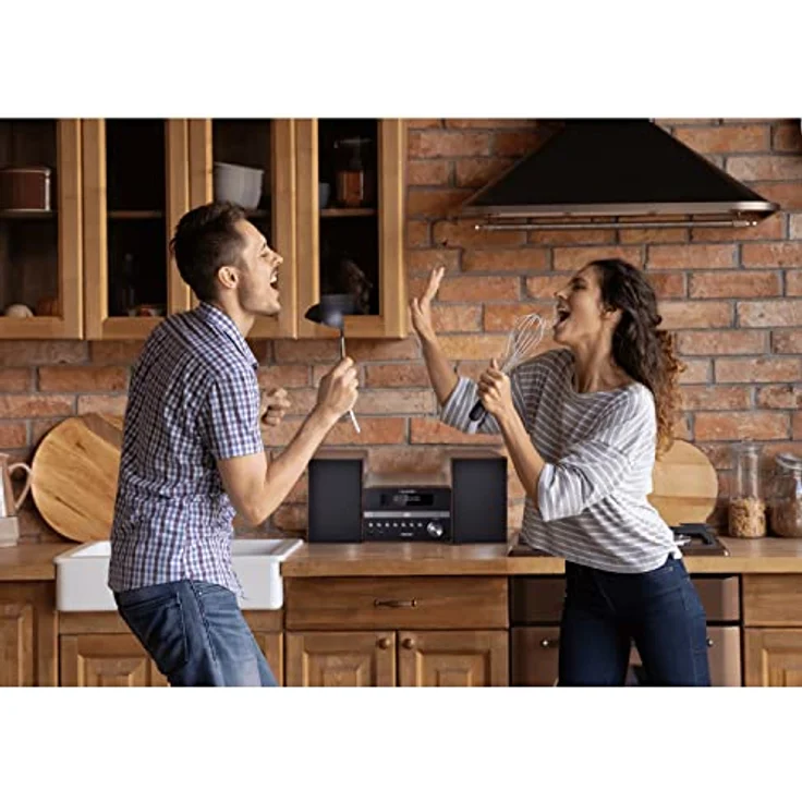 Blaupunkt MS46BT Home Audio System Home Audio Micro System 100 W Black Wood – Bild 4