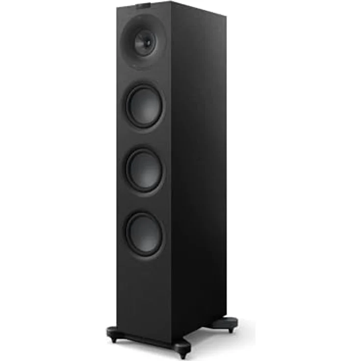 KEF Q11 Meta passiver HiFi-Standlautsprecher, Satin Black | 3-Wege-Bassreflex | Uni-Q-Treiber mit MAT | DREI 16,5 cm Tieftöner – Bild 1
