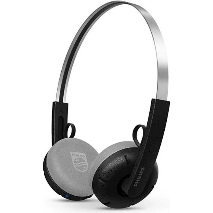 Philips TAH2000BK/00, Kabellose Kopfhörer mit 26 Stunden Akkulaufzeit, Schwarz
