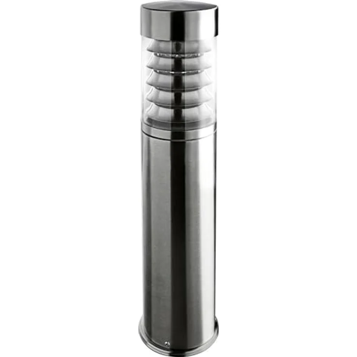 Heitronic Pollerleuchte Saturn Edelstahlfarben Transparent | 60W | 36994 – Bild 2