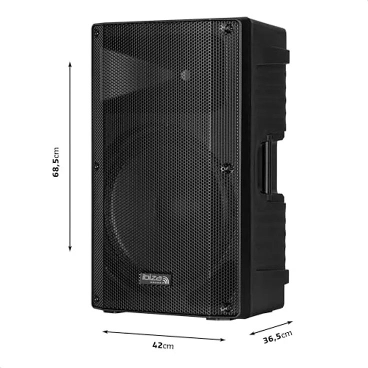 Ibiza XTK15A-MKII, Aktive 15 Zoll PA Lautsprecher Box mit 600W, Bluetooth, MP3-Player und TWS-Funktion – Bild 5