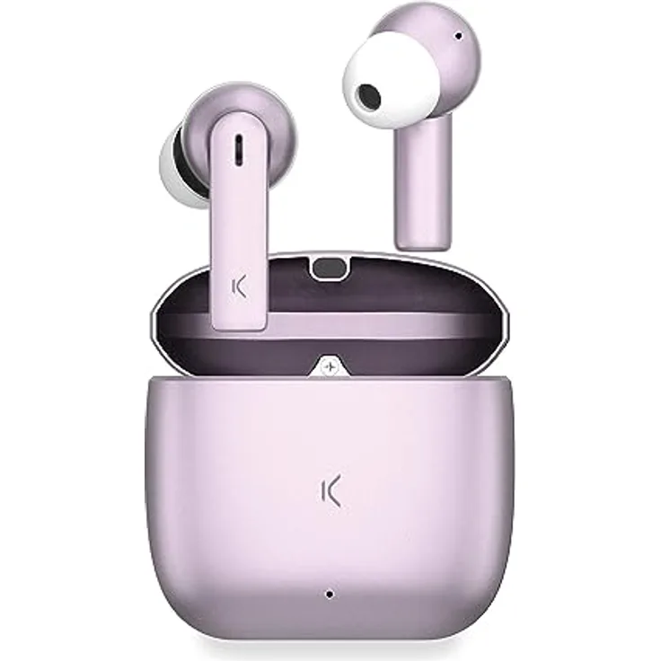 KSIX Meteor, kabellose Ohrhörer mit ANC, 32h Gesamtbetriebsdauer und Touchpad-Fernbedienung, Pink