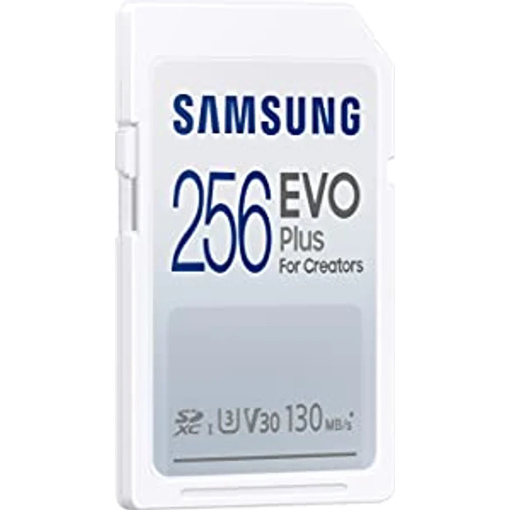 Samsung EVO Plus SD Speicherkarte (MB-SC256K/EU), 256 GB, UHS-I U3, Full HD, 130MB/s Lesen, für Spiegelreflexkameras und Systemkameras – Bild 2