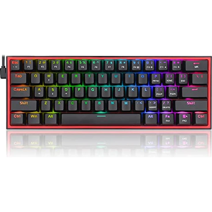 Redragon K617 Fizz RGB 60% mechanische Tastatur | RED-K617-RGB – Bild 1