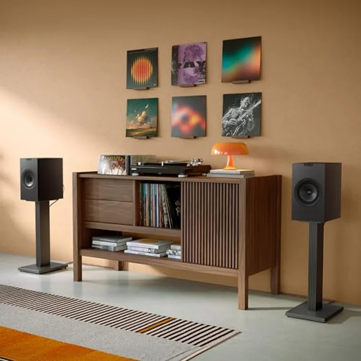 KEF Q3 Meta HiFi-Regallautsprecher, Satin Black | 2-Wege-Bassreflex, Uni-Q-Treiber mit MAT – Bild 3