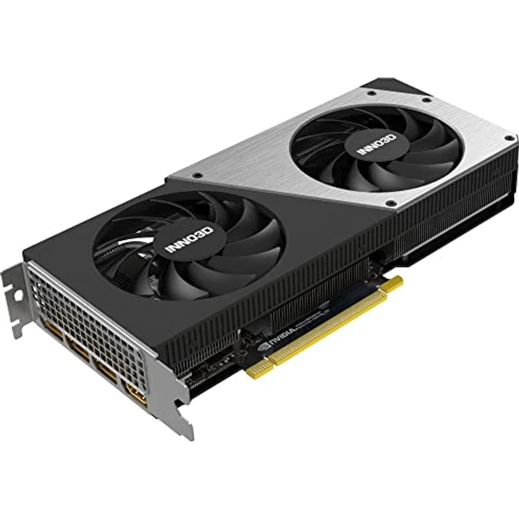 Inno3D GeForce RTX 4060 Ti Twin X2 8GB GDDR6 Grafikkarte - Innovativ und flexibel, schwarz – Bild 3