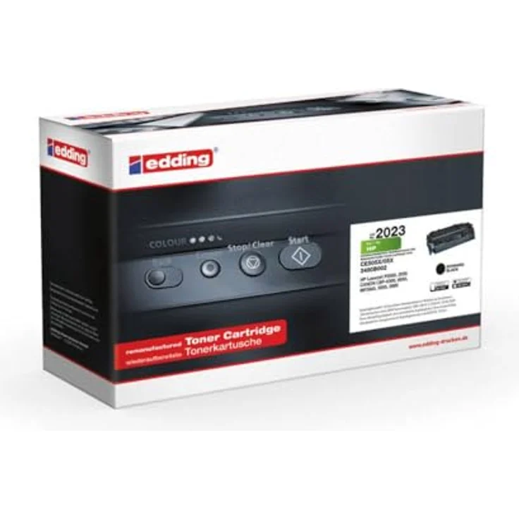 edding Toner EDD-2023, Schwarz, Reichweite 6500 Seiten, ersetzt HP 05X (CE505X)
