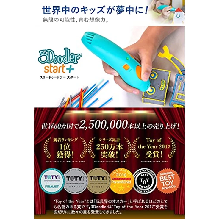 3Doodler Start+ Eco-Plastic Collection, thermoplastisches Filament in Neon Glow – Bild 2