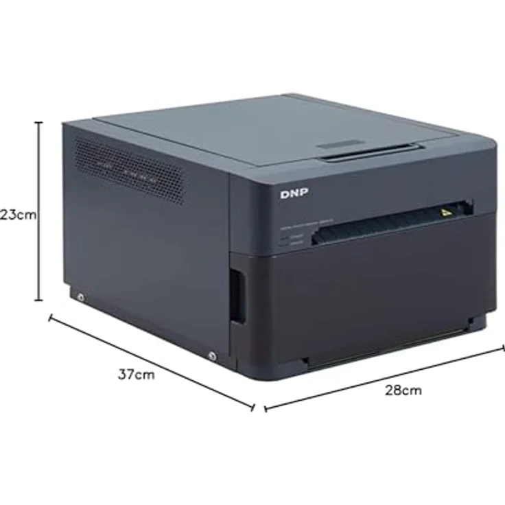 DNP Photo Imaging DP-QW410, kompakter Farbstoffsublimationsdrucker, 300 x 300 DPI, 4" x 6" (10x15 cm), Schwarz – Bild 2