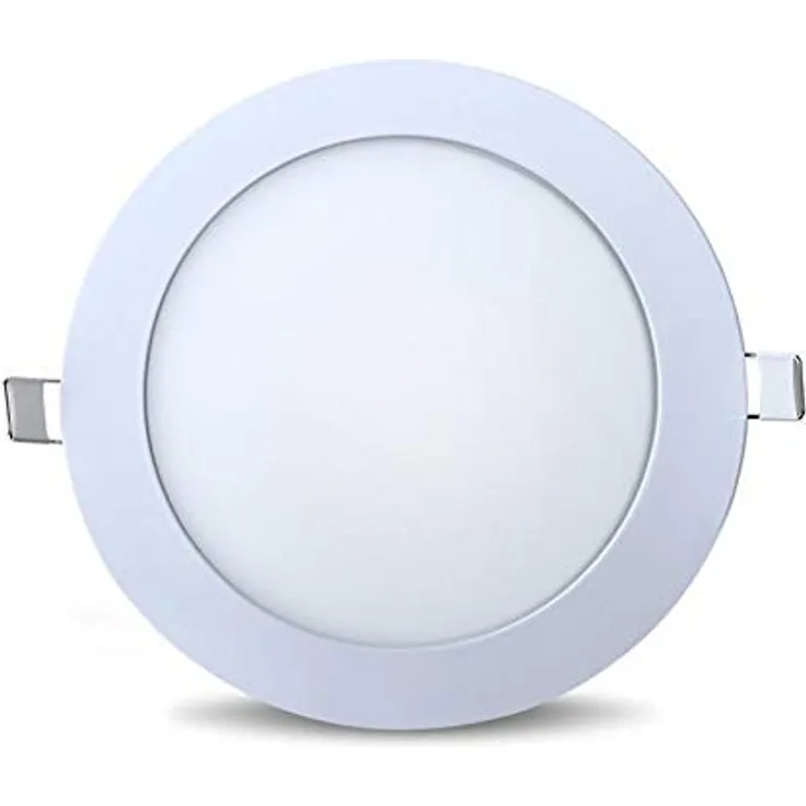 ENERGMiX 12w Ultra Slim LED Panel Einbauleuchte Deckeneinbau Panelleuchte Deckenlampe Kaltweiß Rund Ø 170mm mit 910 Lumen