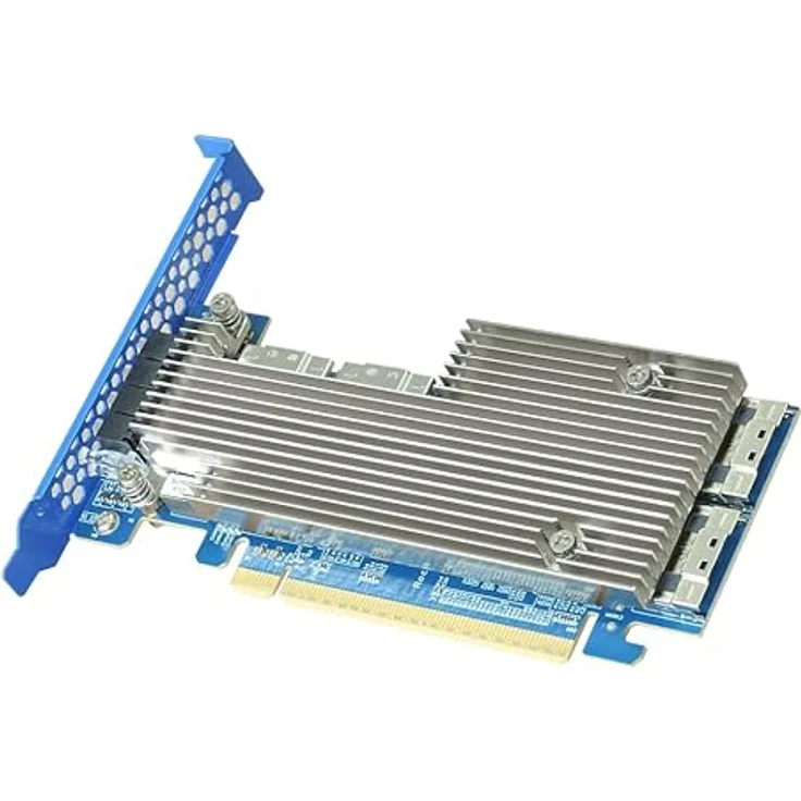 HighPoint Technologies Rocket 1528D, PCIe Gen4 x16 auf 4-SlimSAS x8 NVMe Switch Adapter mit 32 GB/s Bandbreite und Hot-Plug-Funktion – Bild 5