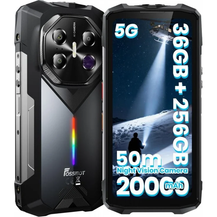 Fossibot Smartfon Smartfon F113 gray (Grau), Smartphone, Grau