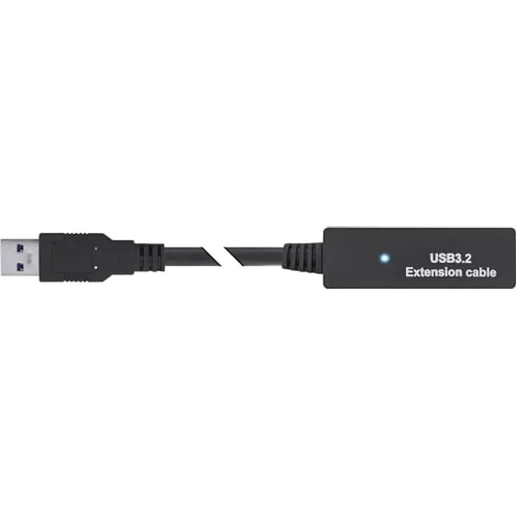 InLine USB 3.2 Gen.1 Aktiv-Verlängerungskabel, 5 m, Datenübertragungsrate bis zu 5 Gb/s, schwarz – Bild 2