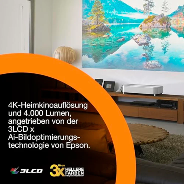 Epson Lifestudio Grand Plus EH-LS970W, 4K Beamer mit KI-Bildverbesserung, Dolby Audio und Google TV, Diamond White – Bild 10