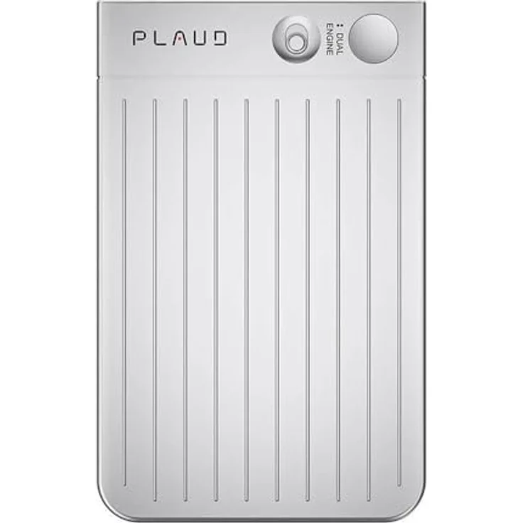 PLAUD NOTE AI Sprachrekorder in Silber – inkl. Etui, Magnetring, Ladekabel & 300 Min./Monat GPT-4o-Transkription – Bild 2