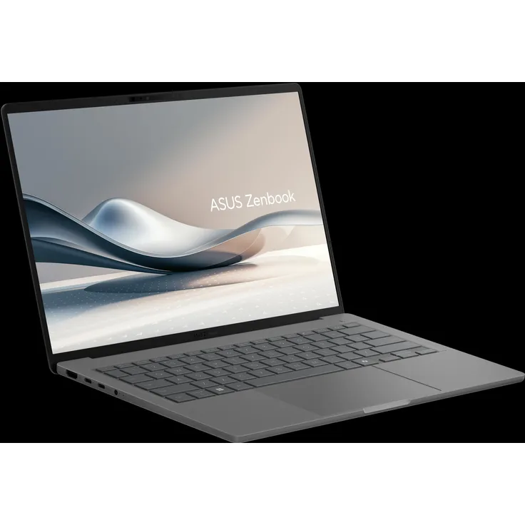 ASUS Zenbook A14 X1-26-100, 14" WUXGA OLED Laptop mit Snapdragon X, 16 GB RAM, 512 GB SSD, Grau