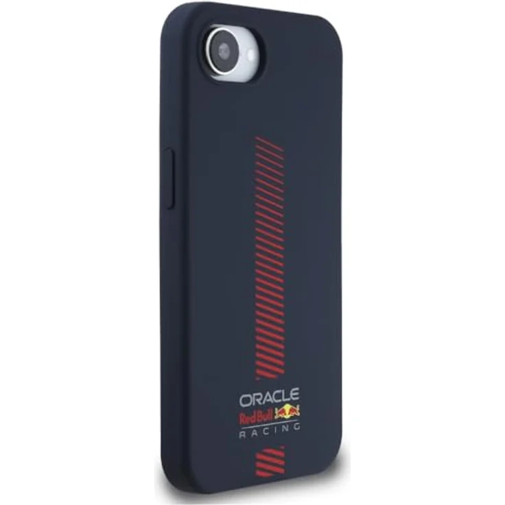 Red Bull Case Silicone w/ Powerbar MagSafe für iPhone 16e, navy blue - Hochwertige TPU-Hülle mit sportlichem Design und integrierter MagSafe-Funktion – Bild 4