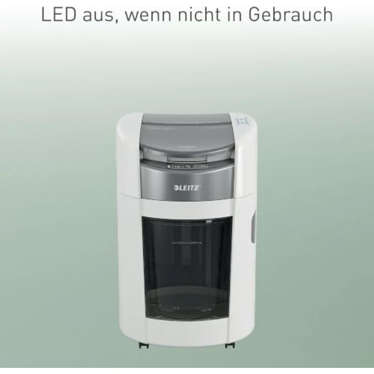 Leitz IQ OptiMax Autofeed 200, Partikelschnitt Aktenvernichter P-4, 200 Blatt Kapazität, BRT Technologie, 21 l Behälter – Bild 11