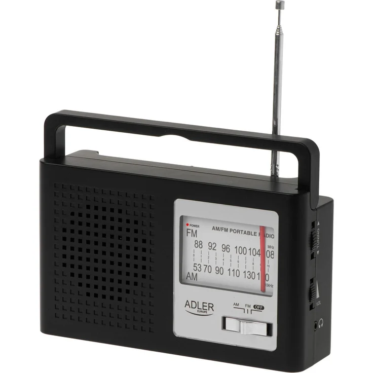 Adler AD 1909 Radio (Tragbares AM FM Radio mit Antenne) – Bild 1