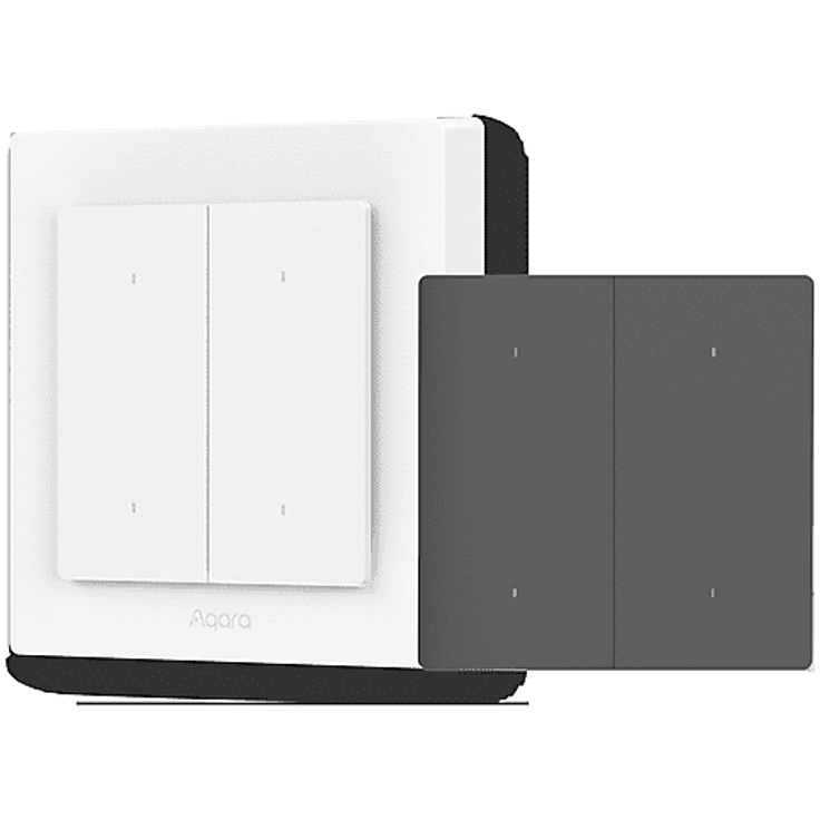 AQARA H2, smarter Lichtschalter mit Matter over Thread und Zigbee, optionale Neutralleiterverdrahtung, Fernsteuerung und Stromüberwachung