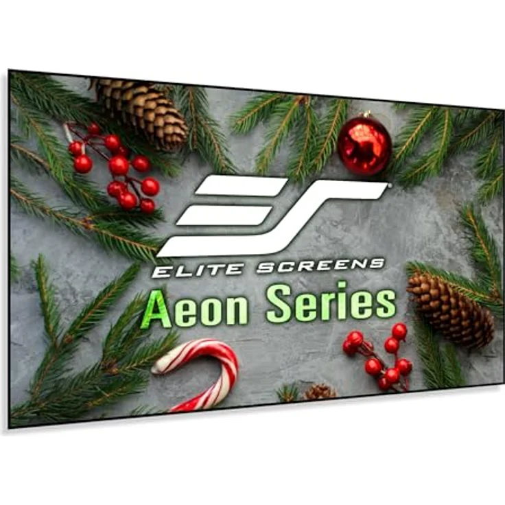 Elite Screens Aeon Edge Free AR100WH2 Rahmenleinwand kein sichtbarer Rahmen 221,0cm x 124,0cm (BxH) 16:9 – Bild 2