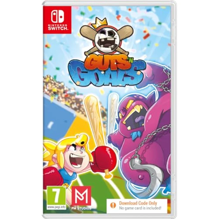 Numskull Games GUTS 'N' GOALS, Nintendo Switch Game mit einzigartigen Stadion-Spielmöglichkeiten und über 30 Helden mit speziellen Fähigkeiten – Bild 1