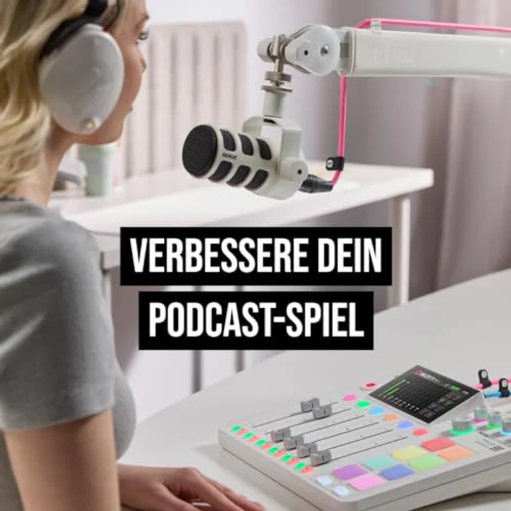 Rode Rodecaster Pro II, 9-Kanal-Audio-Mixer mit rauscharmer Vorverstärkung und Audioprozessoren, weiß – Bild 7