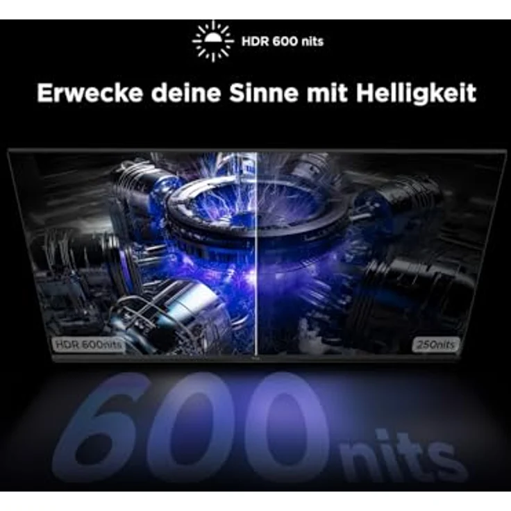 TCL Gaming Monitor 27G64, 27 Zoll QD-Mini-LED, QHD 2560x1440, 180Hz, 1ms GTG, HDR 600 nits, AMD FreeSync, G-Sync-kompatibel – Bild 5