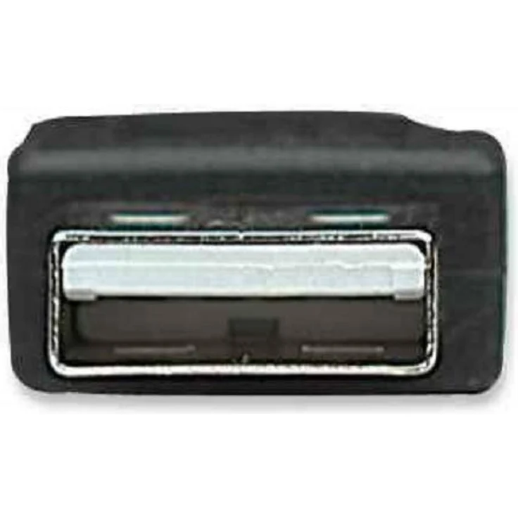 Manhattan - USB-Kabel - USB (M) bis USB Type B (M) - USB 2.0 - 300 V - 0.5 A - 50 cm - geformt - Schwarz (374507) – Bild 4