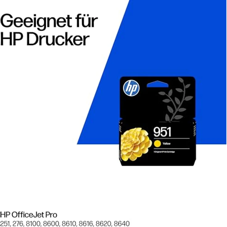 HP 951(CN052AE) gelb Druckerpatrone, 9 ml, Original mit 535 Seiten Druckleistung – Bild 4