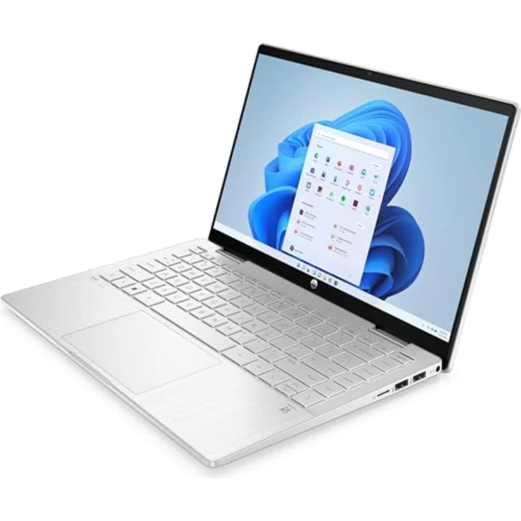 HP Pavilion X360 14-ek1652ng, 14 Zoll Full HD Laptop mit Intel Core i5, 8GB RAM, 512GB SSD, Windows 11, Silber – Bild 2